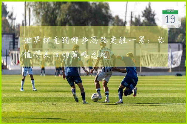 世界杯竞猜哪些思路更胜一筹，你值得关注的策略总结